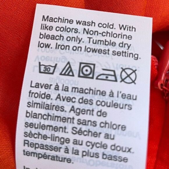 J Crew Orange Linen-Cotton Wide-Leg Jumpsuit NEW Crop Sleeveless Bow Womens 0 - Picture 11 of 12